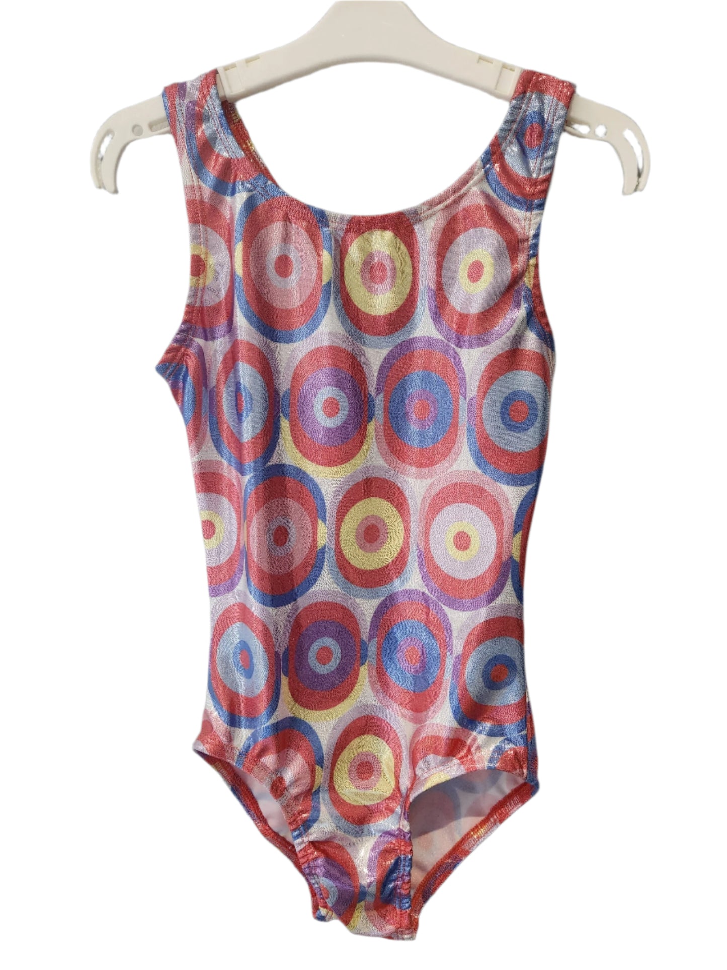 Leotard Mystique 70's Retro Ovals