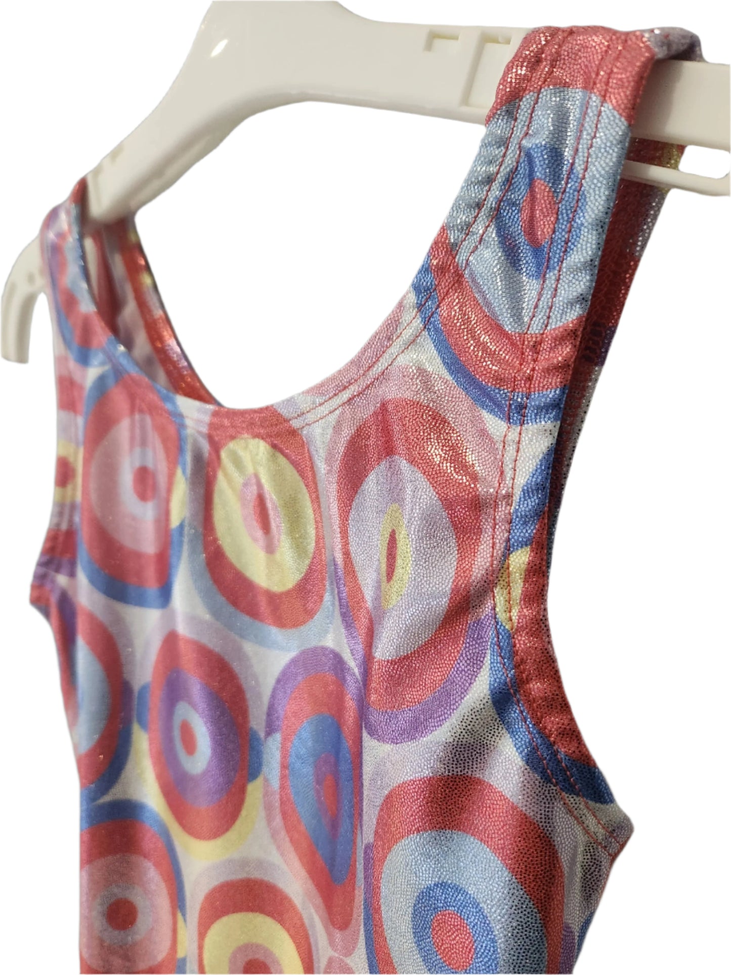 Leotard Mystique 70's Retro Ovals