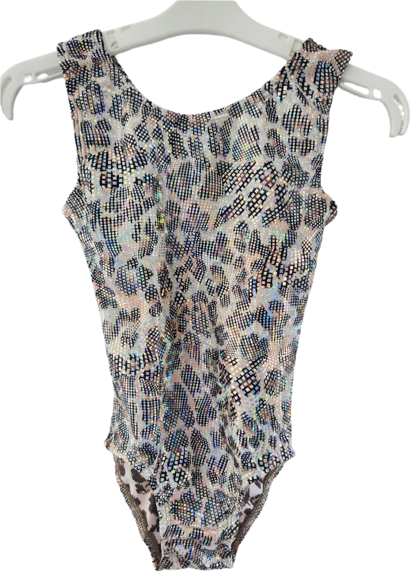 Leotard Hologram Leopard Print