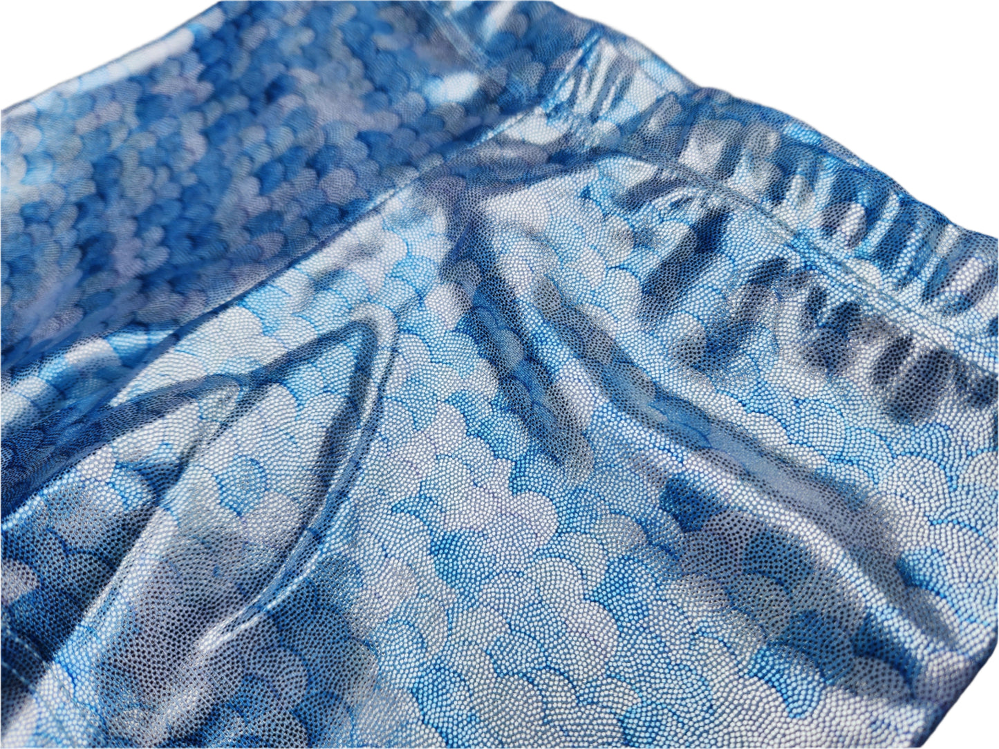 Hot Pants in Mystique Blue & White Sequins