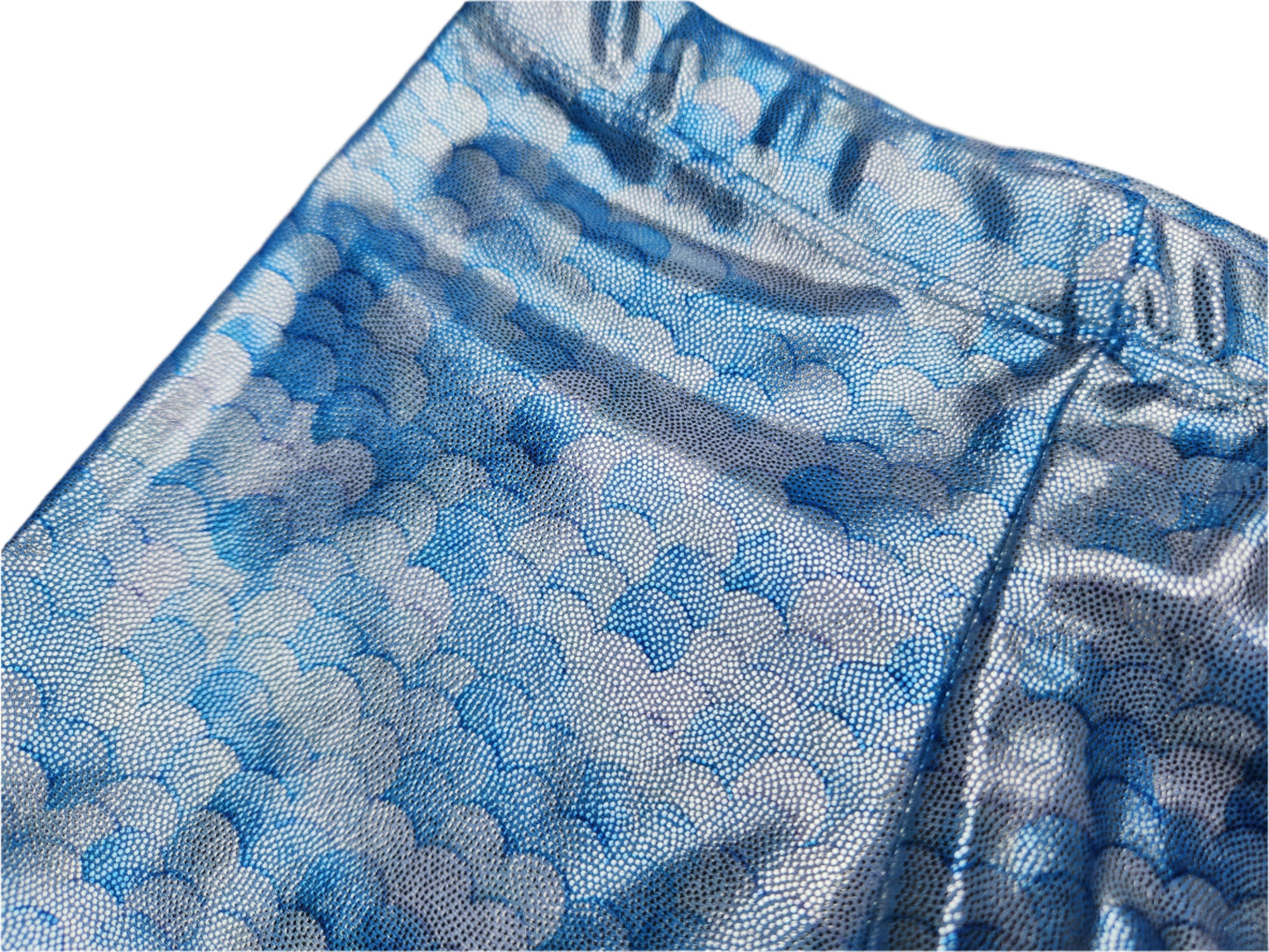 Hot Pants in Mystique Blue & White Sequins