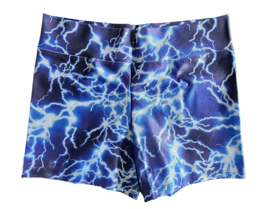 Hot Pants in Mystique High Waist Lightning Bolts