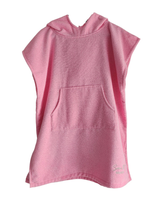 Hooded Towel in Pastel Pink