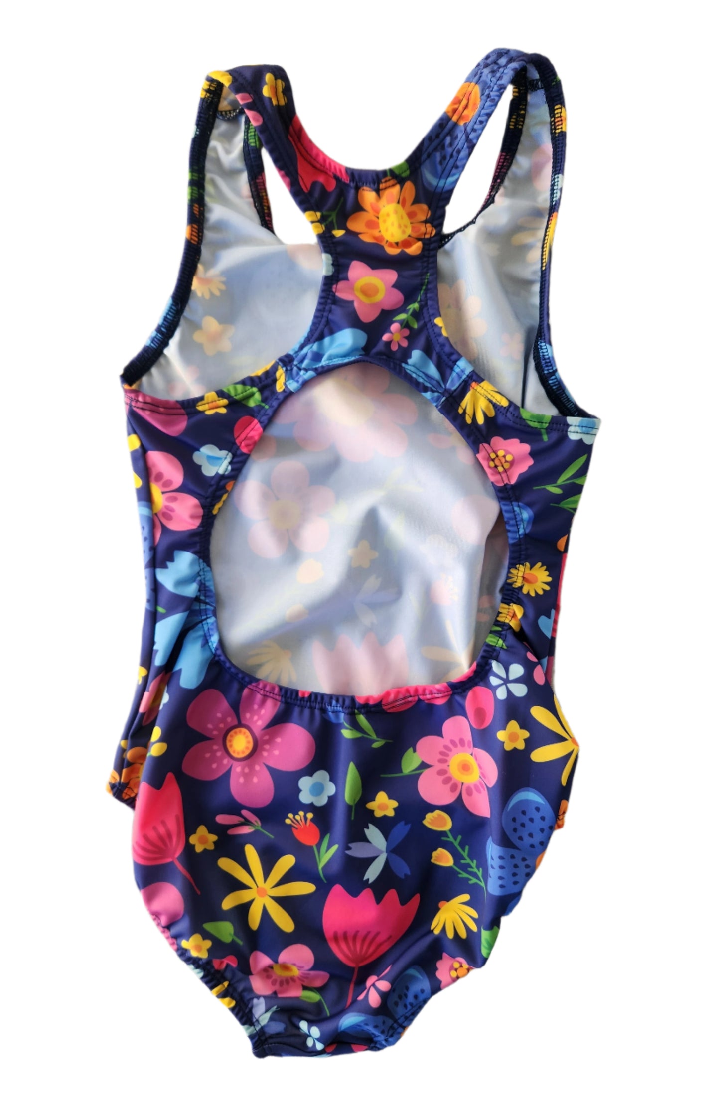 Extra Life Fastback Swimsuit in Happy Flowers Design
