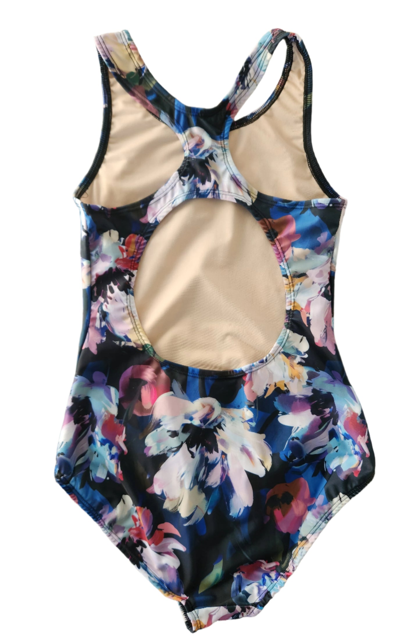 Extra Life Fastback Swimsuit in a Painted Floral Design
