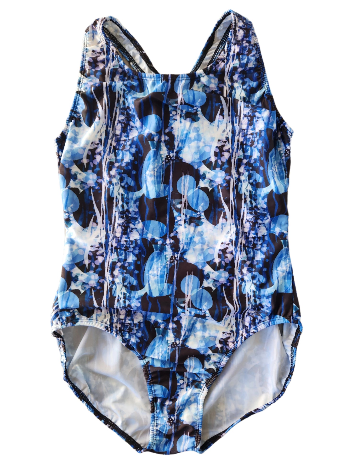 Extra Life Fastback Swimsuit in an Aquatic Design