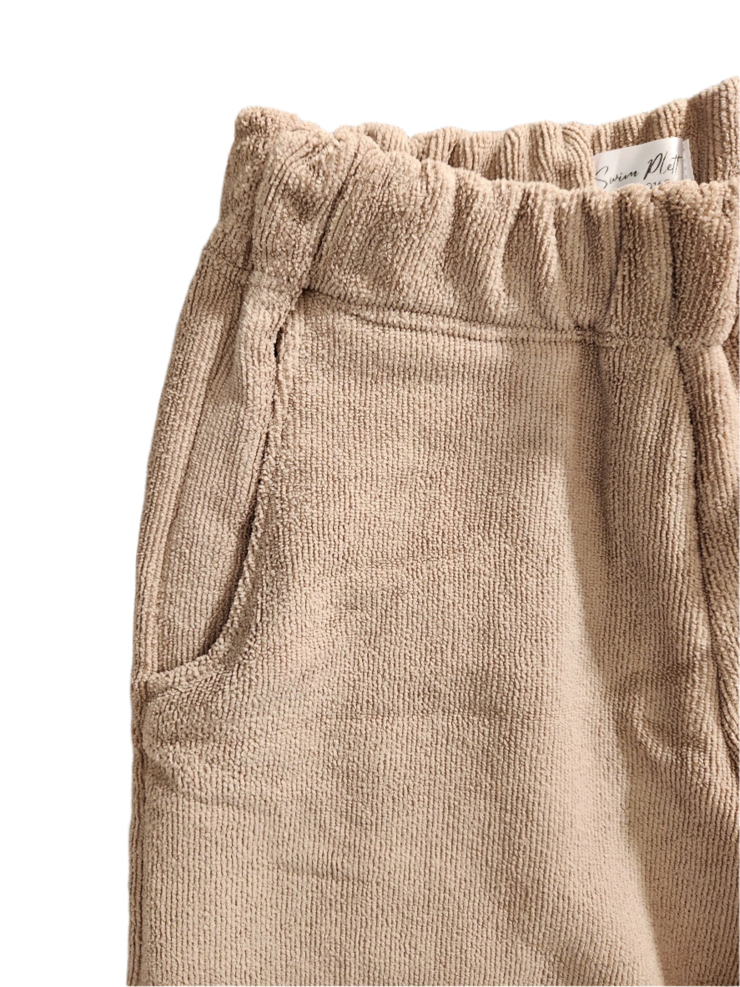 Track Pants (wide leg) Stone