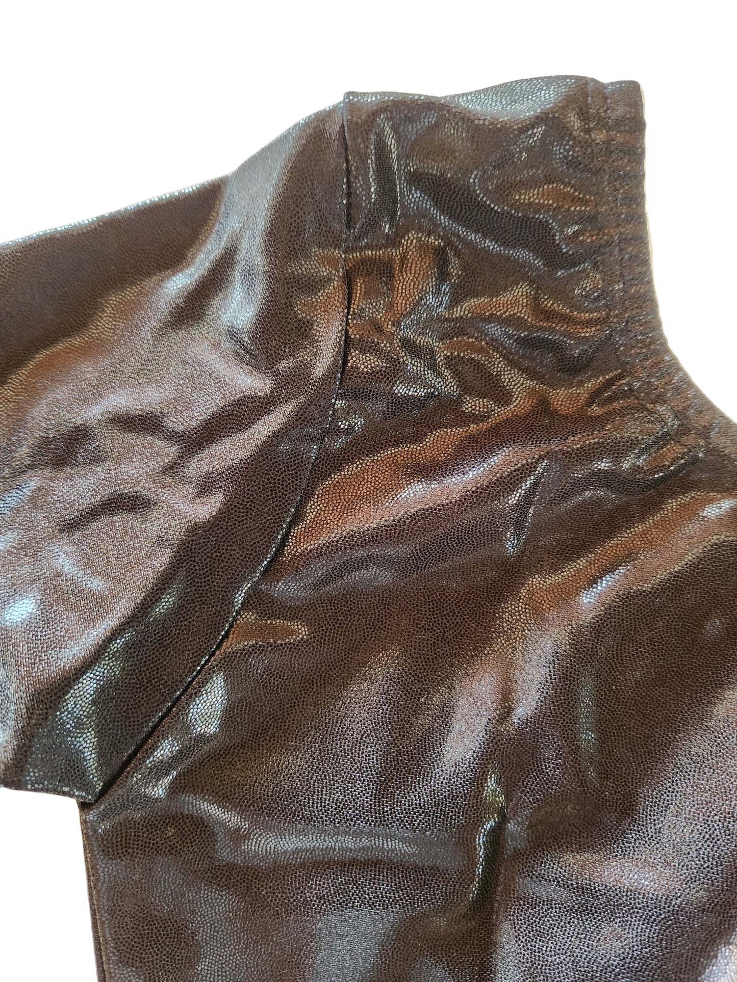 Mystique Alexa Style Long Sleeve Leotard in Plain Black