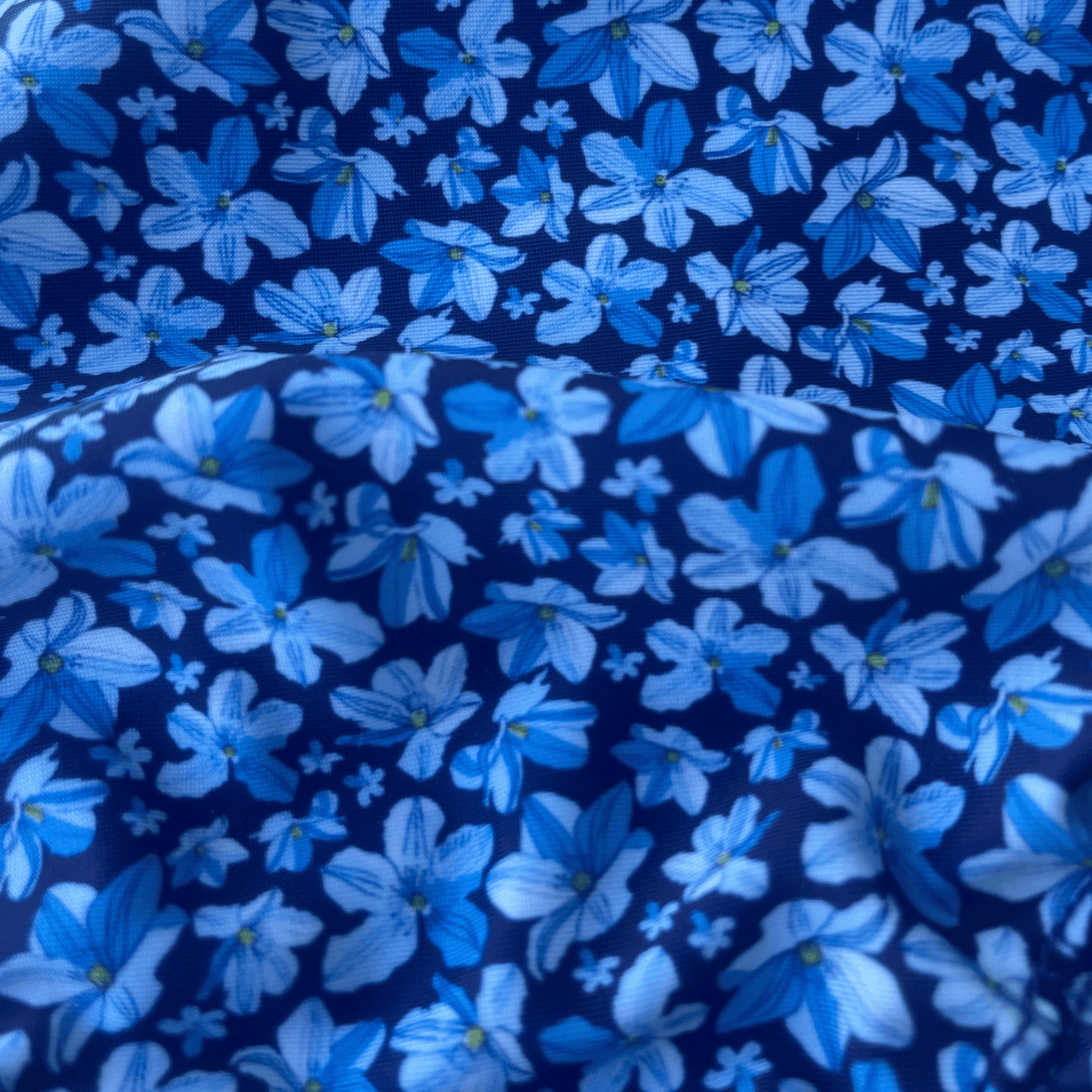 Extra Life Fastback Swimsuit in a Dark Blue Midnight Bloom Print