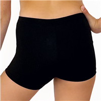 Hot Pants in Matt Plain Black