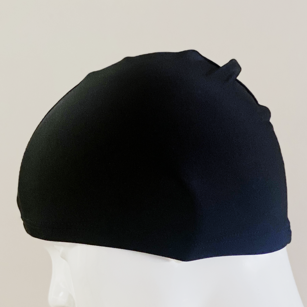 Lycra Swim Cap: Black