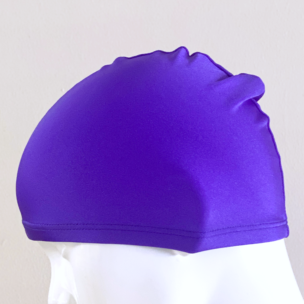 Lycra Swim Cap: Dark Purple
