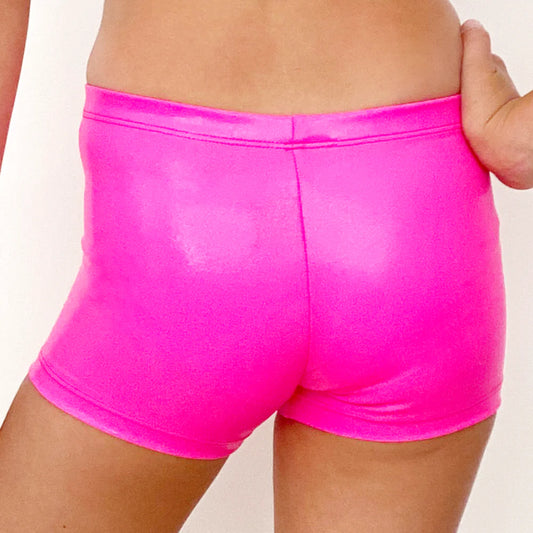 Hot Pants in Mystique Pink & Pink Fluorescent