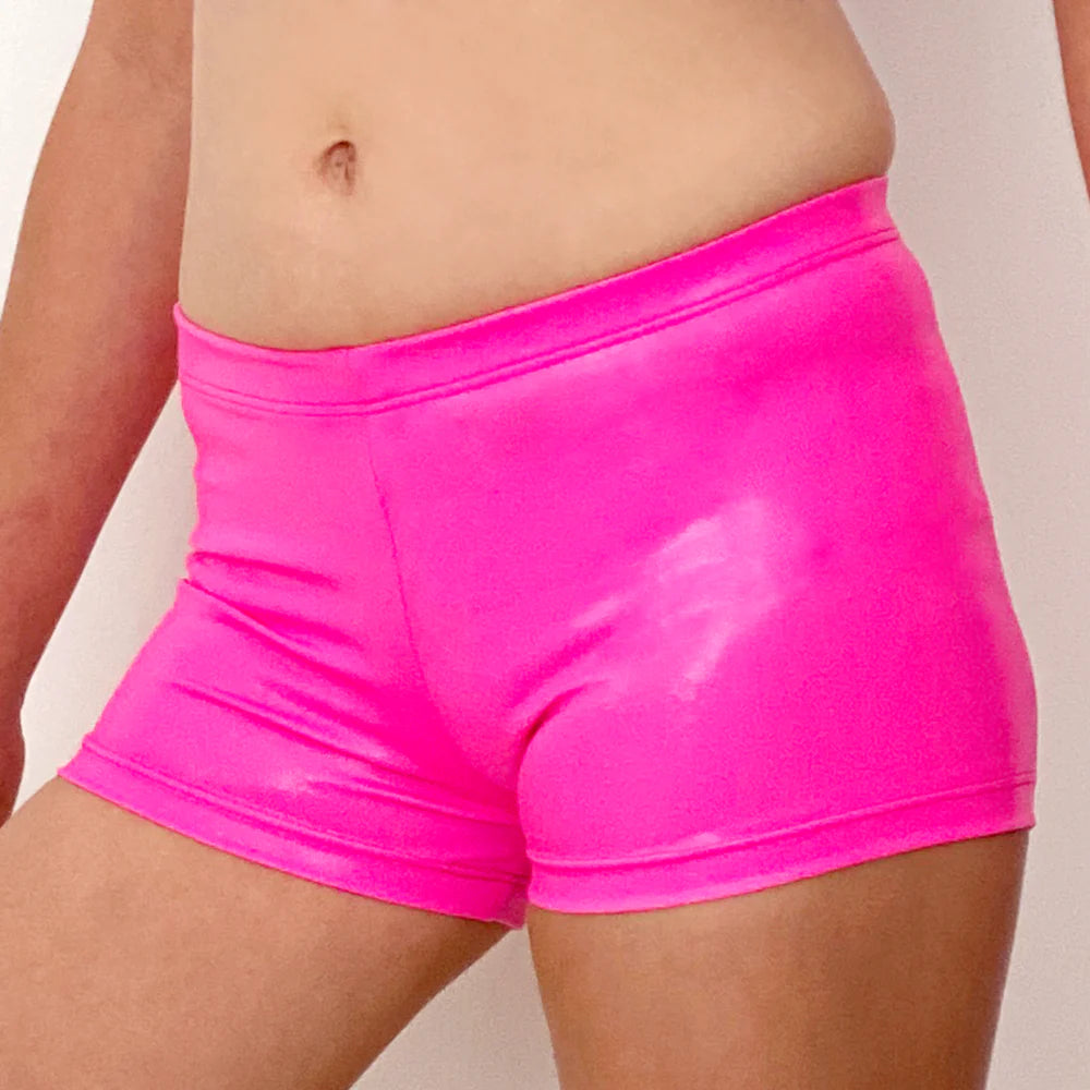 Hot Pants in Mystique Pink & Pink Fluorescent
