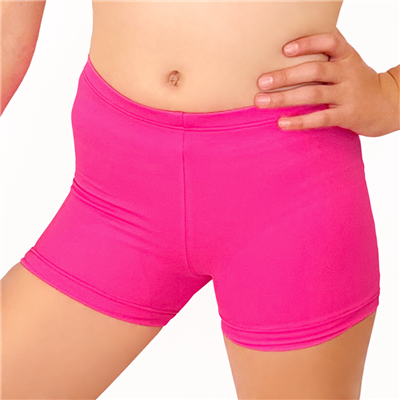 Hot Pants in Matt Plain Neon Pink