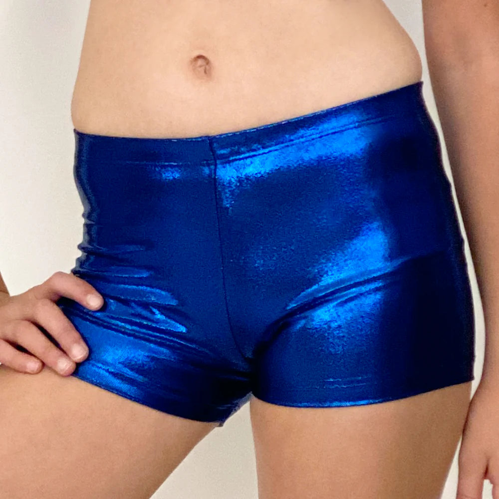 Hot Pants in Mystique Navy & Royal Blue