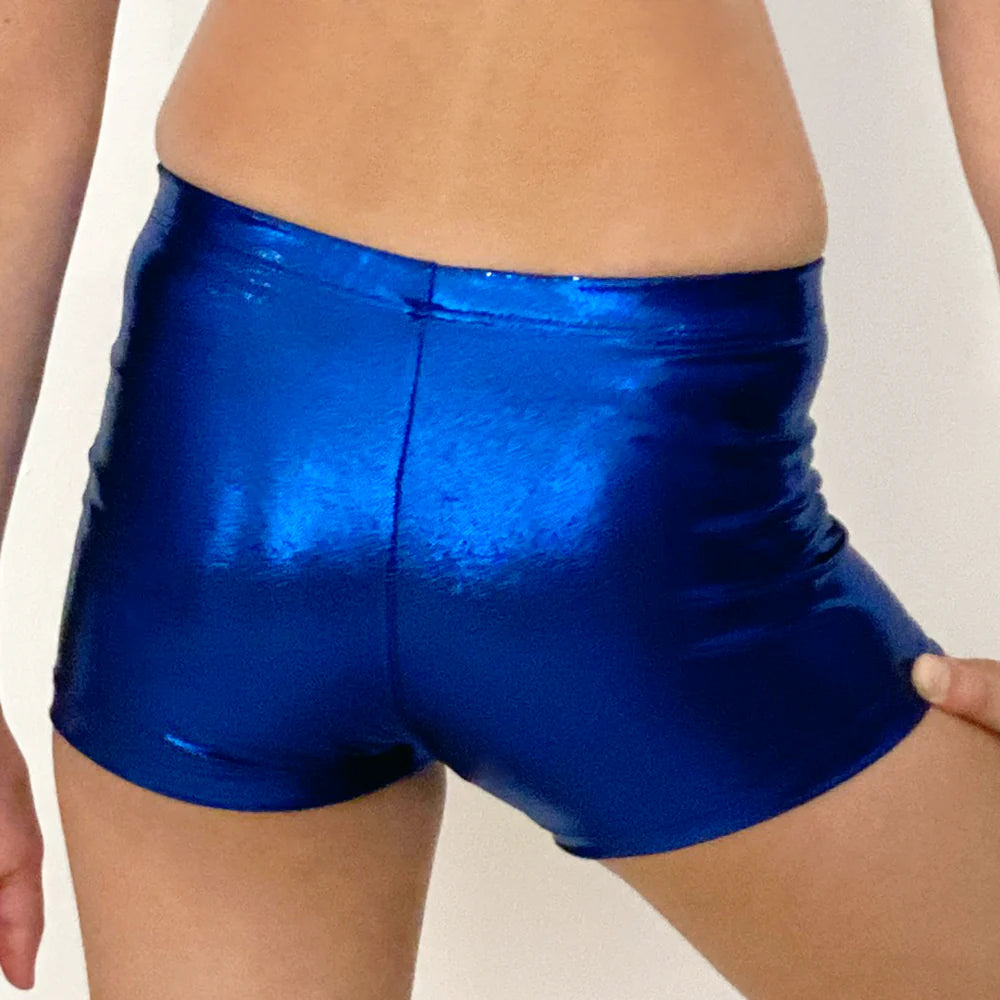 Hot Pants in Mystique Navy & Royal Blue