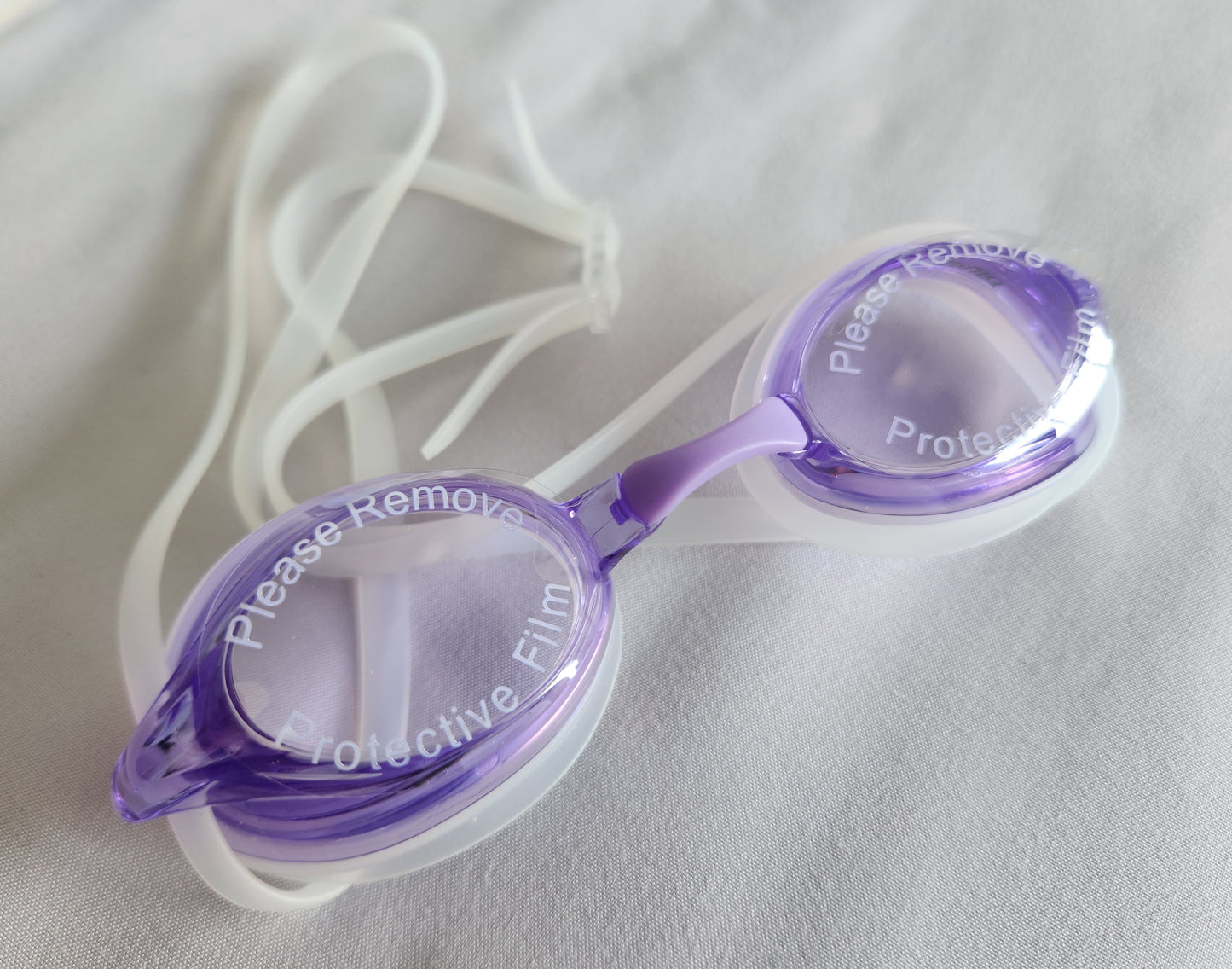 Spurt Pace N6 Senior Goggle in Opaque White with Lilac Lens & Light Tint