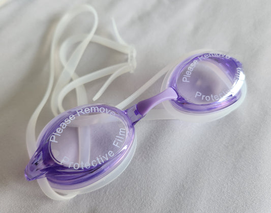 Spurt Pace N6 Senior Goggle in Opaque White with Lilac Lens & Light Tint