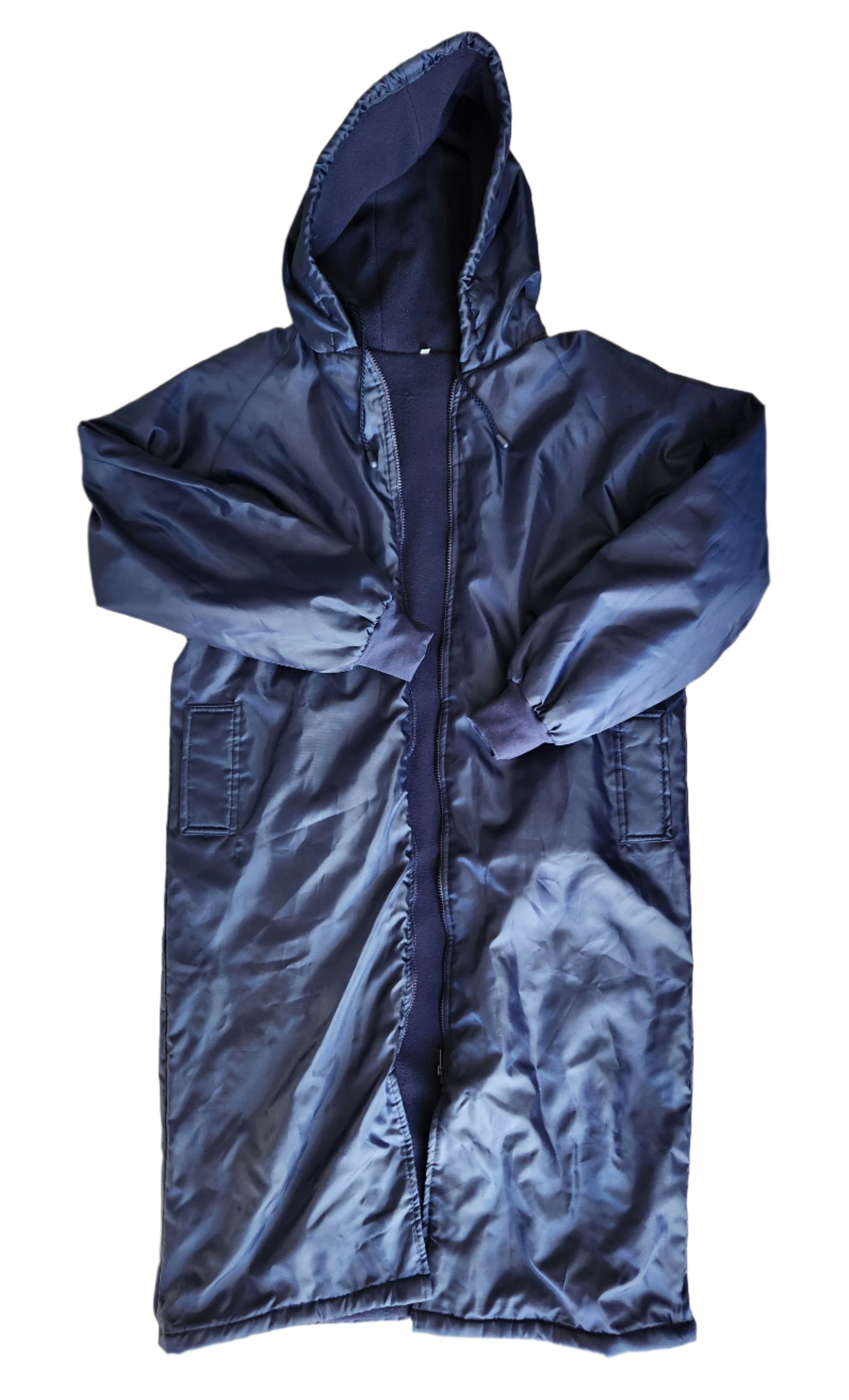 Navy Parka Jacket with Navy Fleece Lining