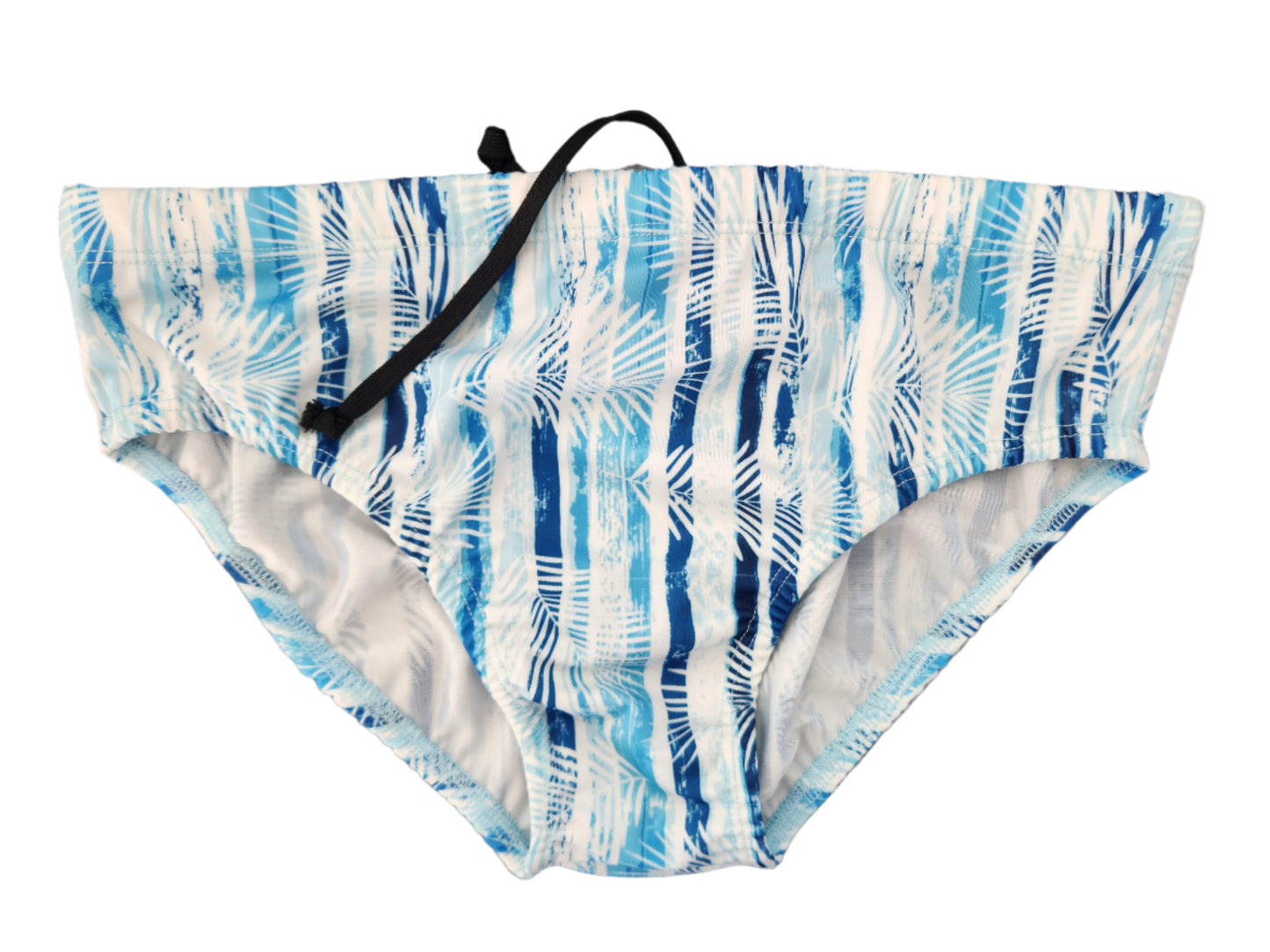 Brief Swimsuit in Palm Leaves