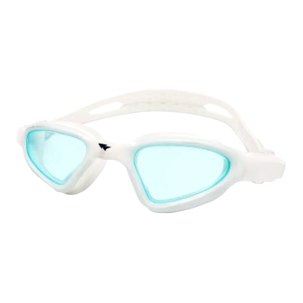 Spurt Manatee TP156 Senior Goggle in White with Aqua Lens & Light Tint