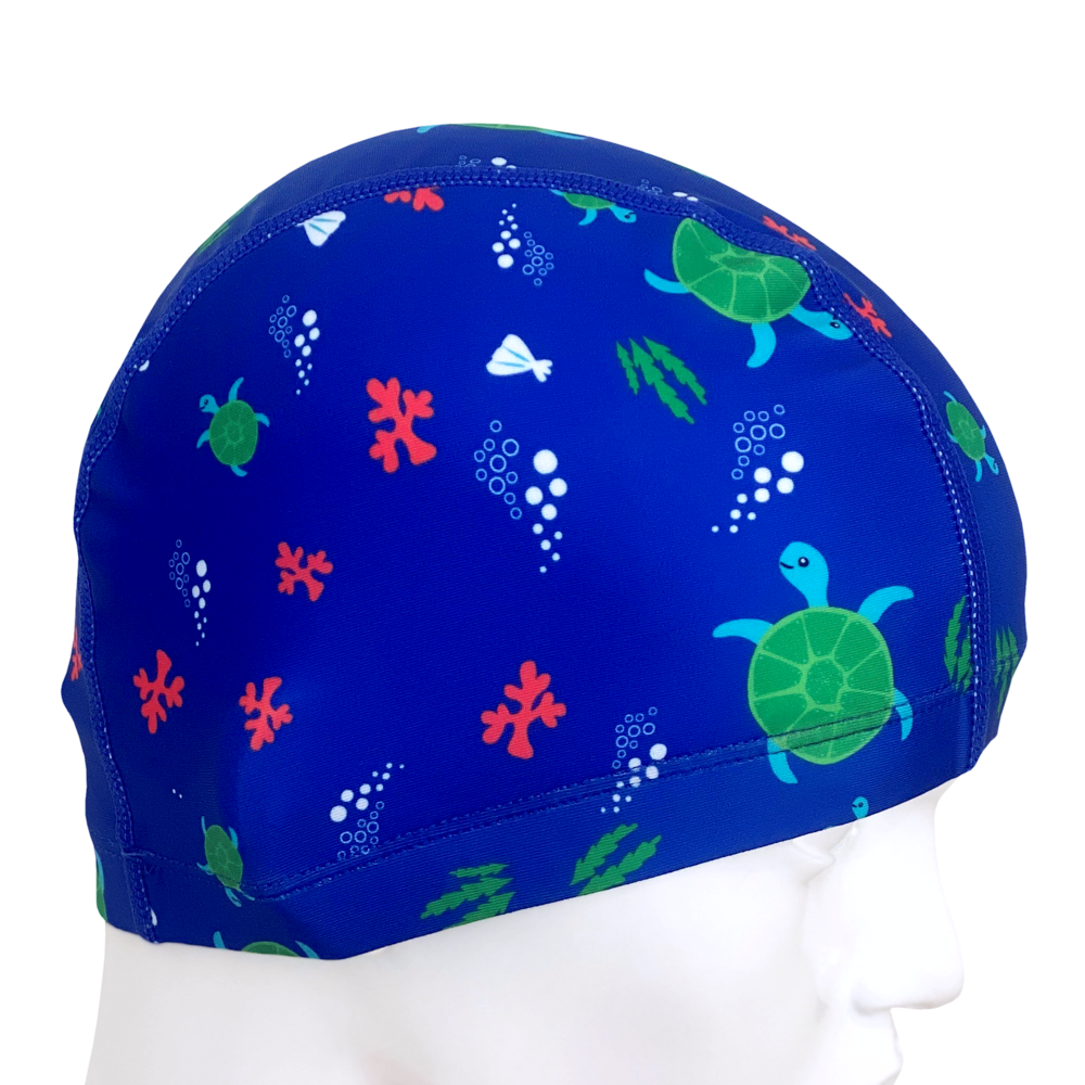 Lycra Swim Cap: Turtles