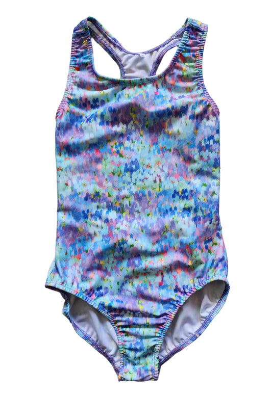 Extra Life Fastback Swimsuit in Watercolours