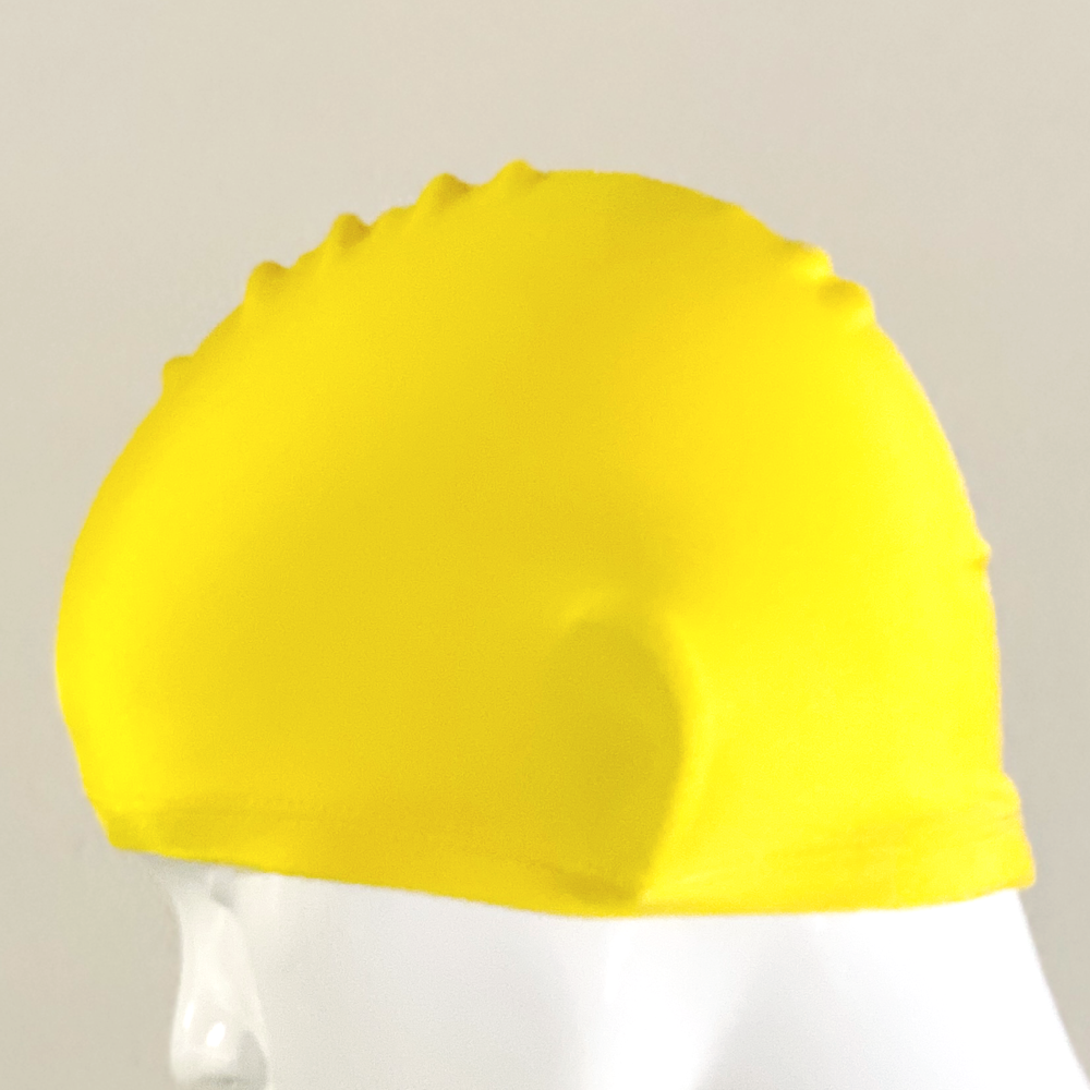 Lycra Swim Cap: Yellow