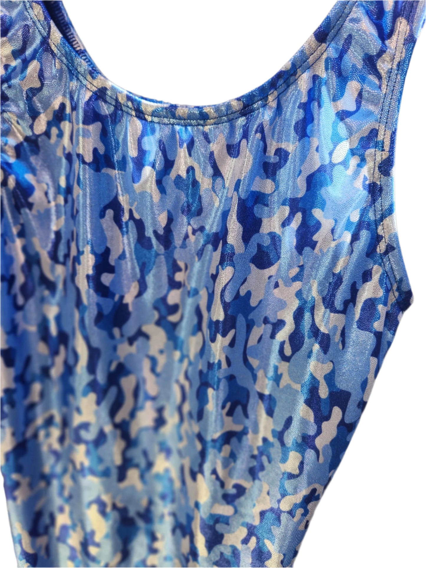 Leotard Mystique Navy Army Camo