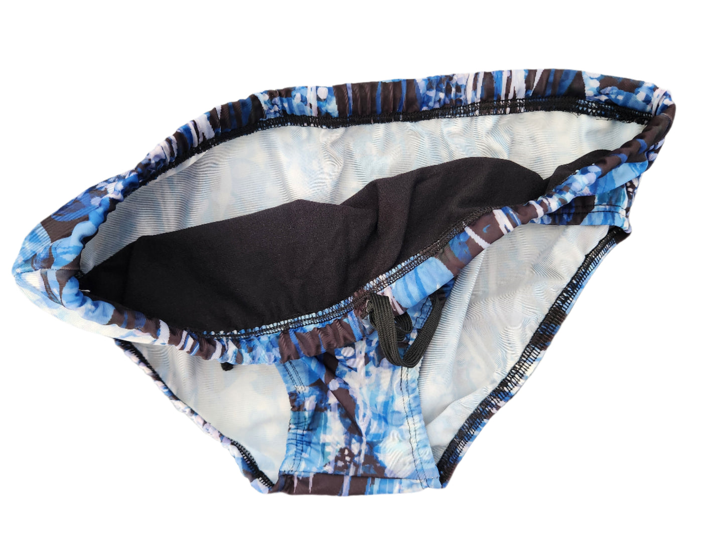Brief Swimsuit in Aquatic Design