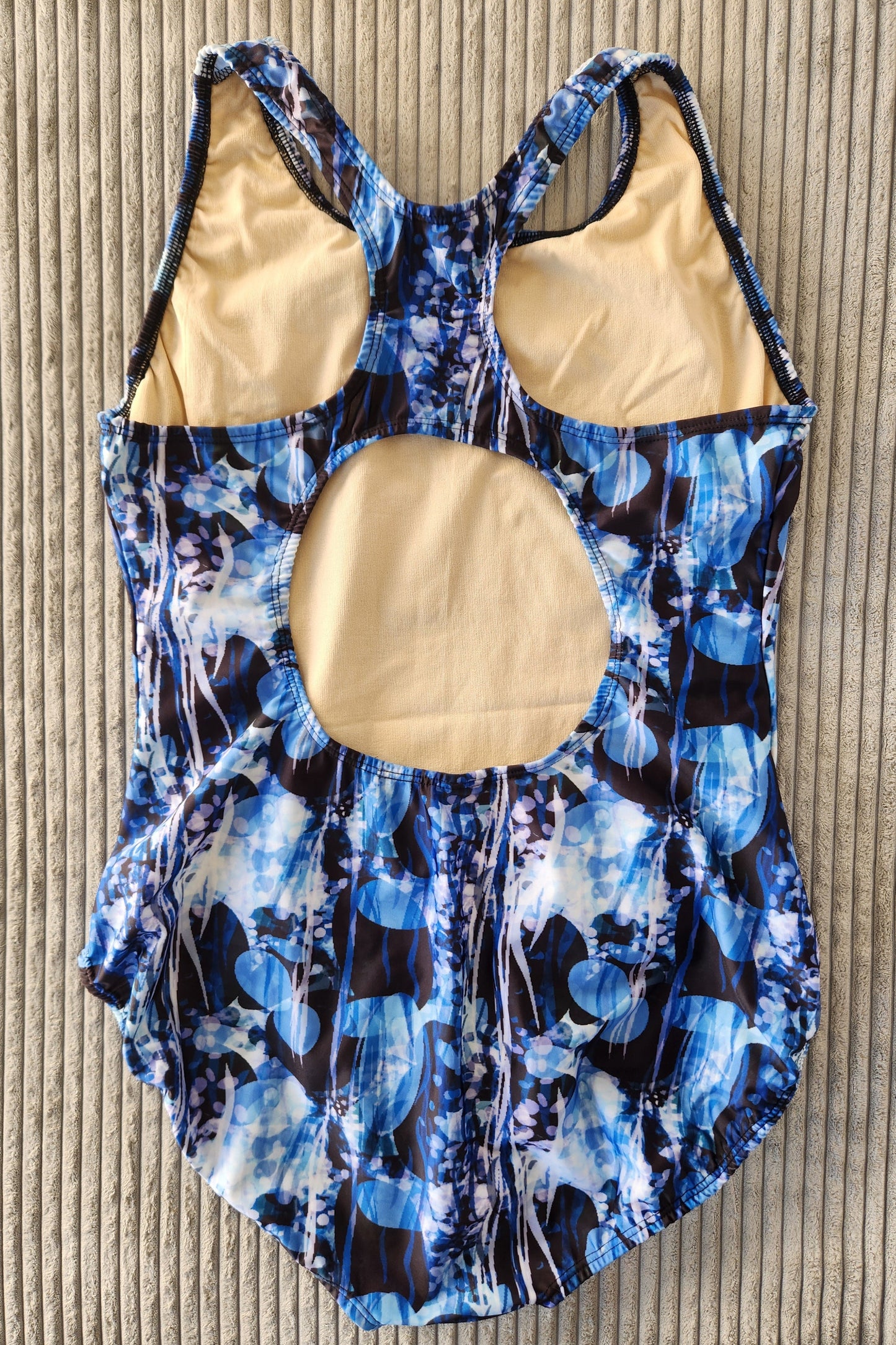 Extra Life Fastback Swimsuit in an Aquatic Design