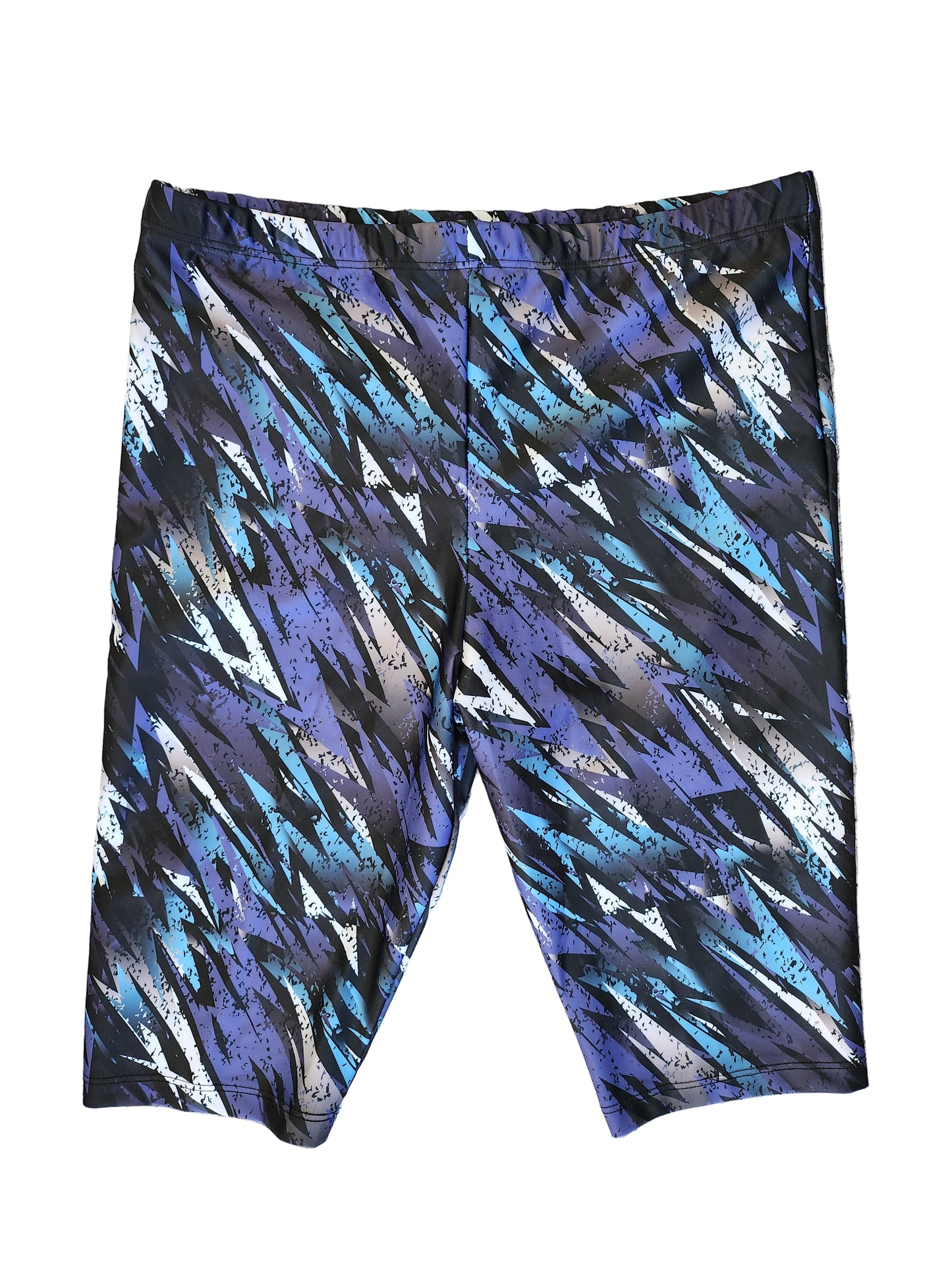 Kikx Extra Life Jammer Swimsuit in Lightning Blue/Purple/White