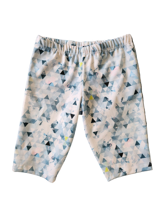 Kikx Extra Life Jammer Swimsuit in Diamond Dazzle Design on Grey