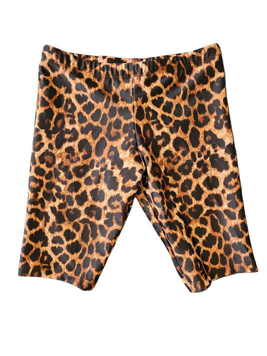 Kikx Extra Life Jammer Swimsuit in Fierce Rosettes Leopard Print