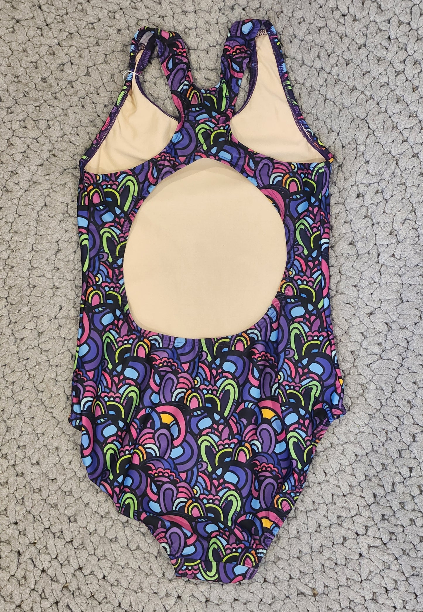 (SP) Extra Life Fastback Swimsuit in Candy Swirl