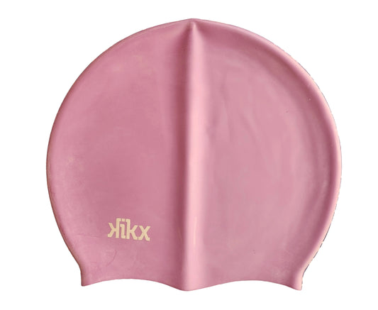 Kikx Big Hair Plain Medium Violet Matte Silicone Swim Cap