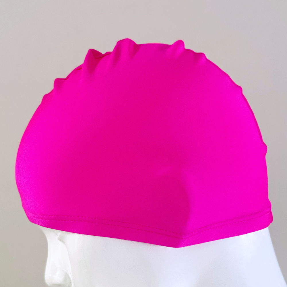 Lycra Swim Cap: Bright Pink
