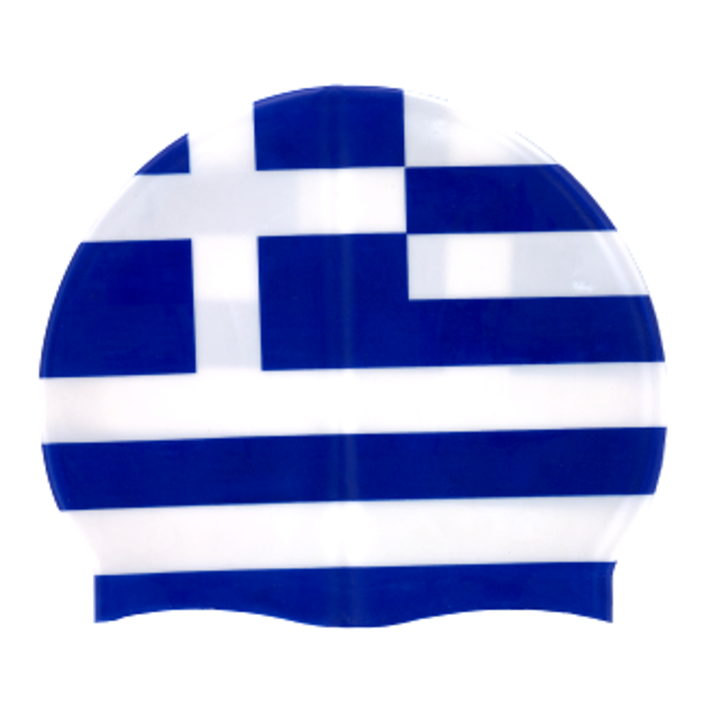 Greek Flag Spurt Silicone Cap