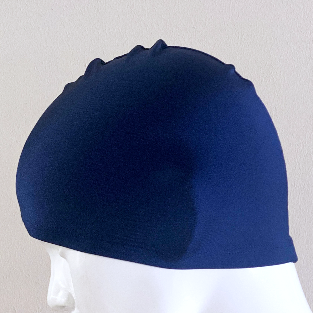 Lycra Swim Cap: Navy