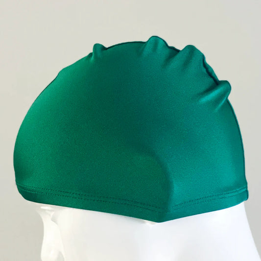 Lycra Swim Cap: Springbok Green