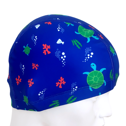 Lycra Swim Cap: Turtles