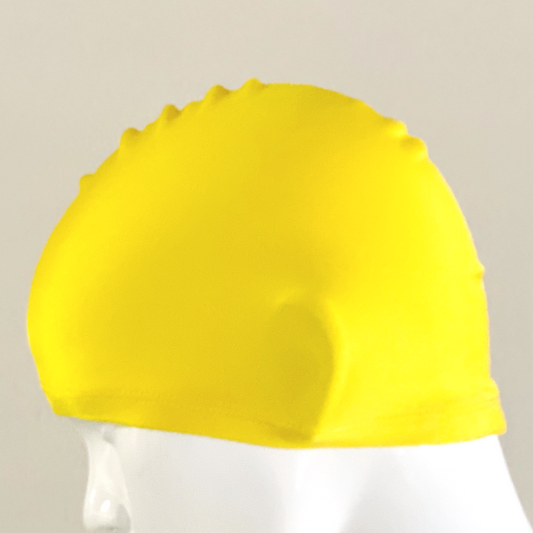 Lycra Swim Cap: Yellow